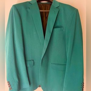 Teal 2 piece Suit